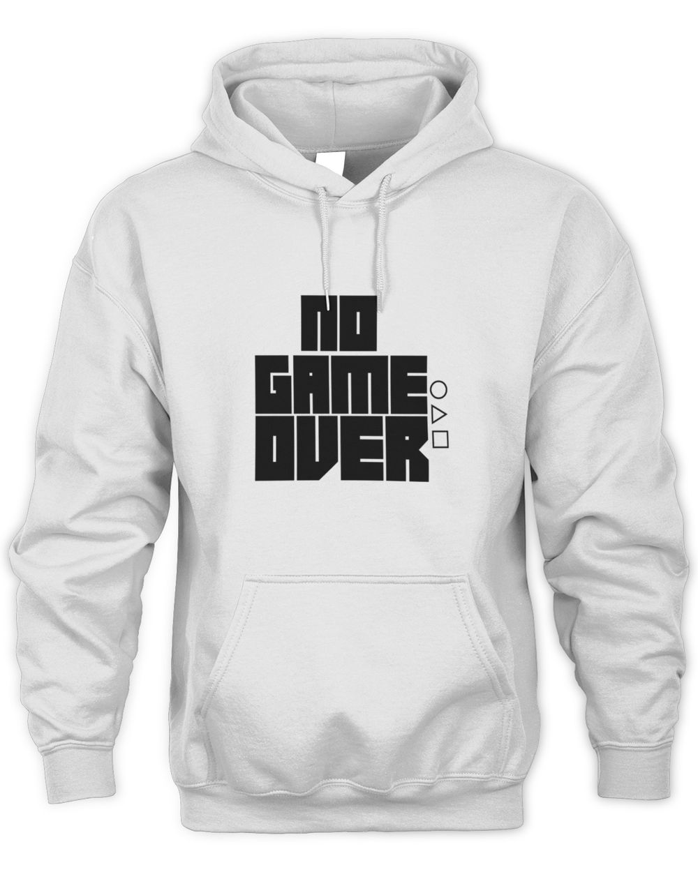 Mtgaming1981 Merch No Game Over Hoodie White
