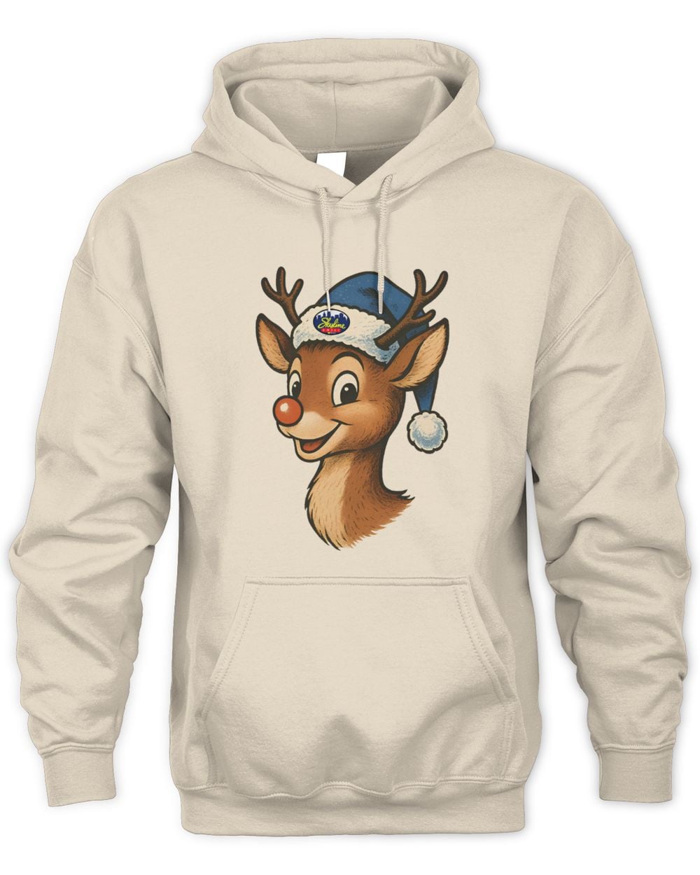 Cincy Shirts Shop Skyline Rudolph Hoodie Sweatshirt