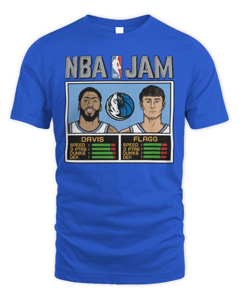 NBA Jam Mavericks Davis And Flagg Tee Shirt