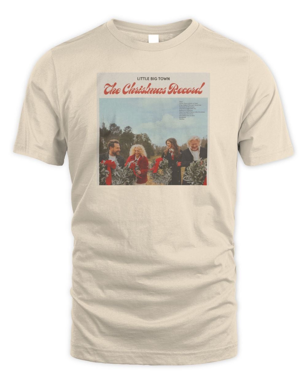 Little Big Town The Christmas Record Black T-Shirts