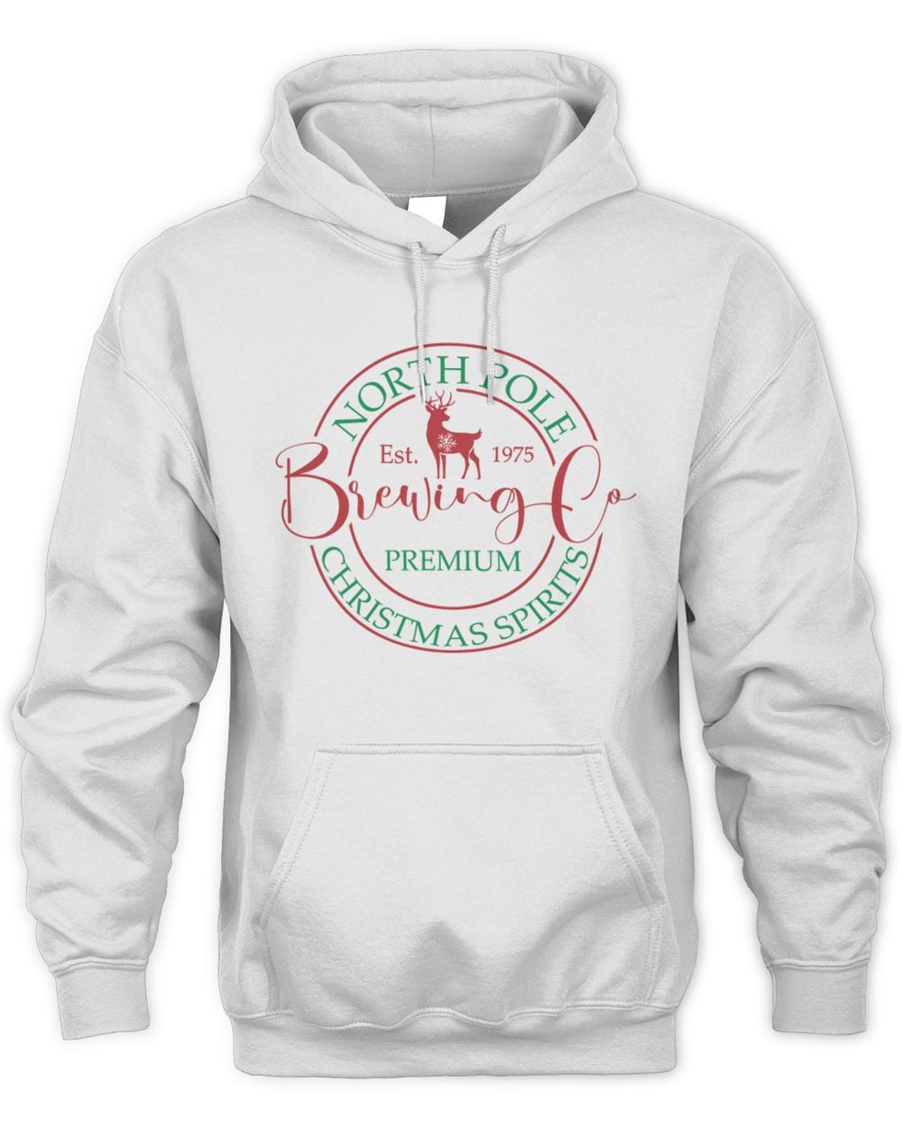 North Pole Brewing Co Christmas Hoodie Sweatshirt
