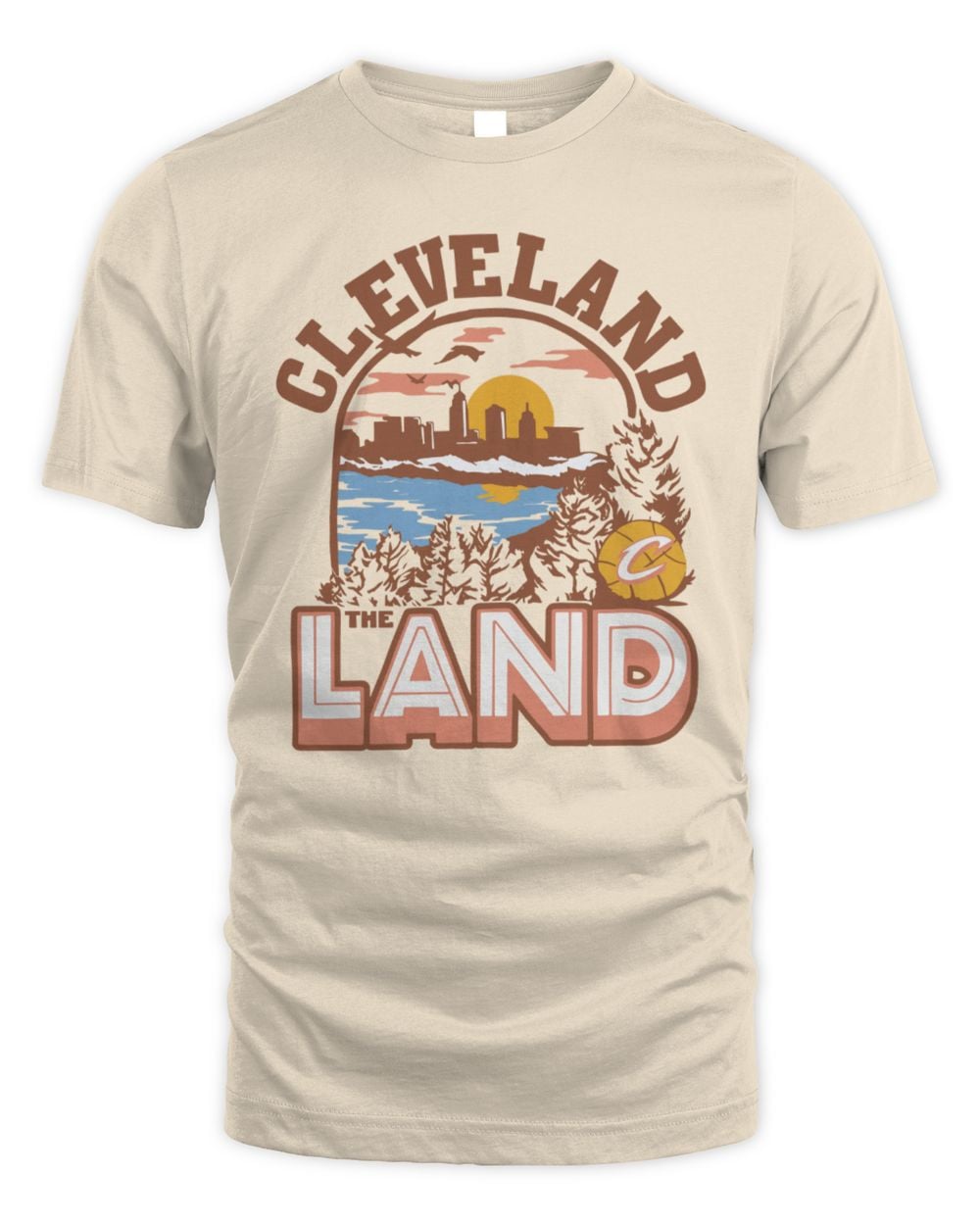 Cavaliers Team Shop Homage The Land Sunset T-Shirt
