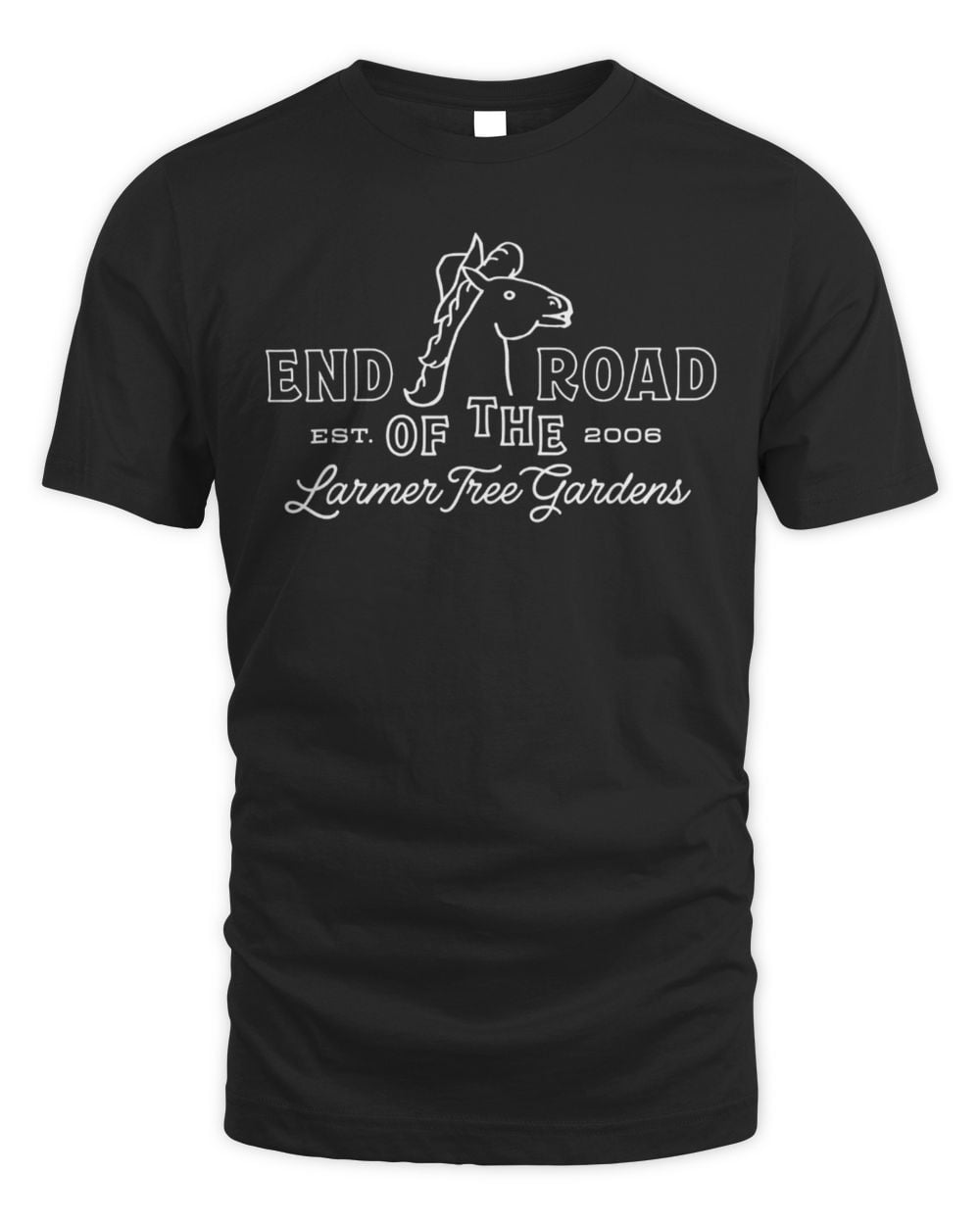 End Of The Road Festival Shop 2025 Black Horse Logo T-Shirt