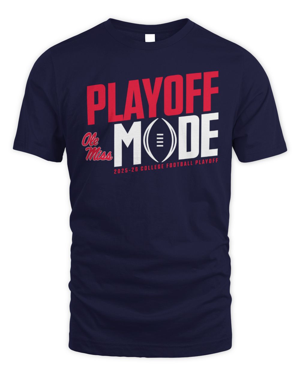 Ole Miss Rebels 2025-26 College Football Playoff Pass Protection T-Shirt