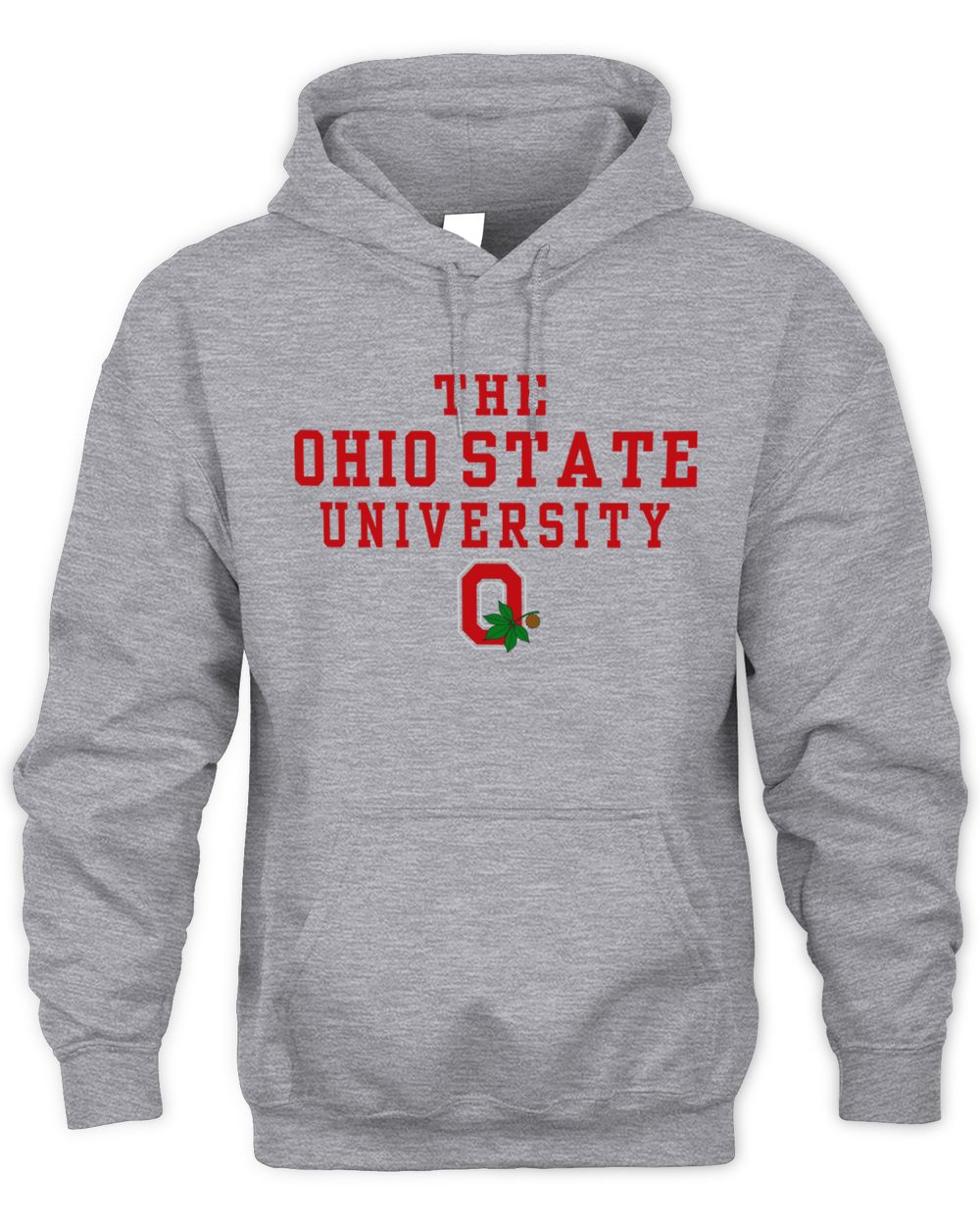 Ohio State Buckeyes Grey Hoodie Sweatshirt