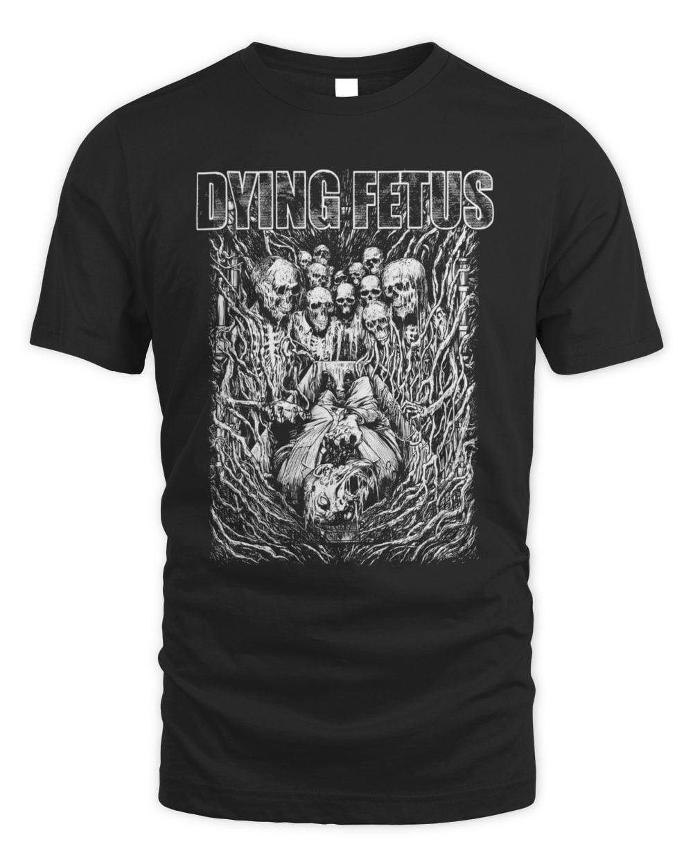 Dying Fetus Skeleton Funeral Tee Shirt