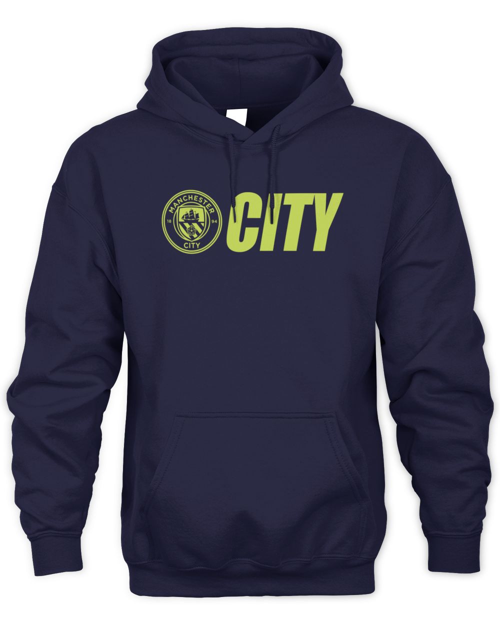 Men's 1863FC Manchester City Lockup Twisted Tri-Blend Slub Hoodie Sweatshirt