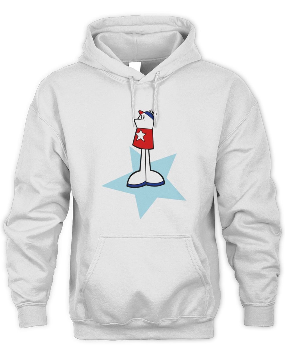 Homestar Runner Hoodie Sweatshirt White