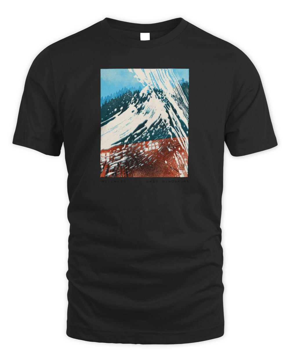 Last Dinosaurs Wellness Faded Black Shirt