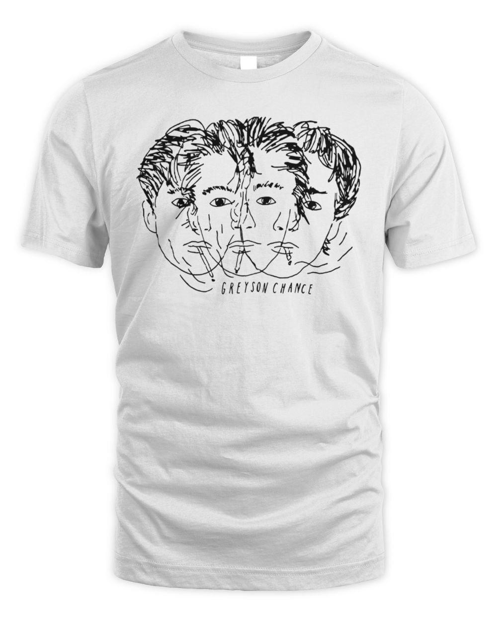 Greyson Chance Merch Portraits White T-Shirt