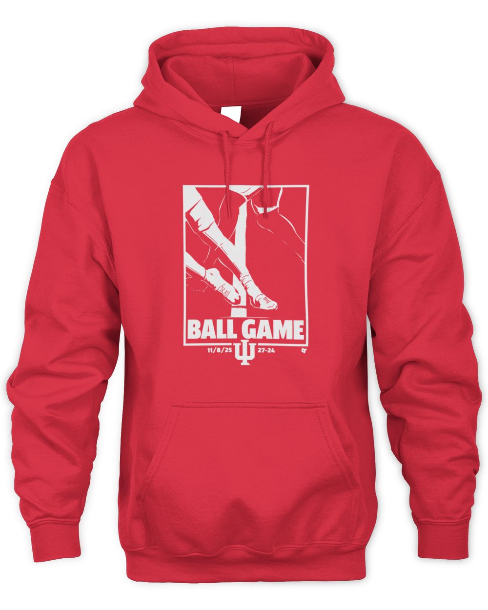 Indiana Hoosiers Breaking T Omar Cooper Jr. - Ball Game NIL Hoodie Sweatshirt