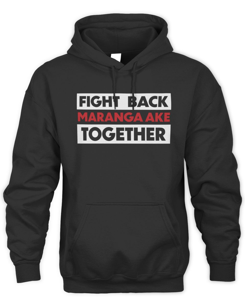 Fight Back Together Black Hoodie