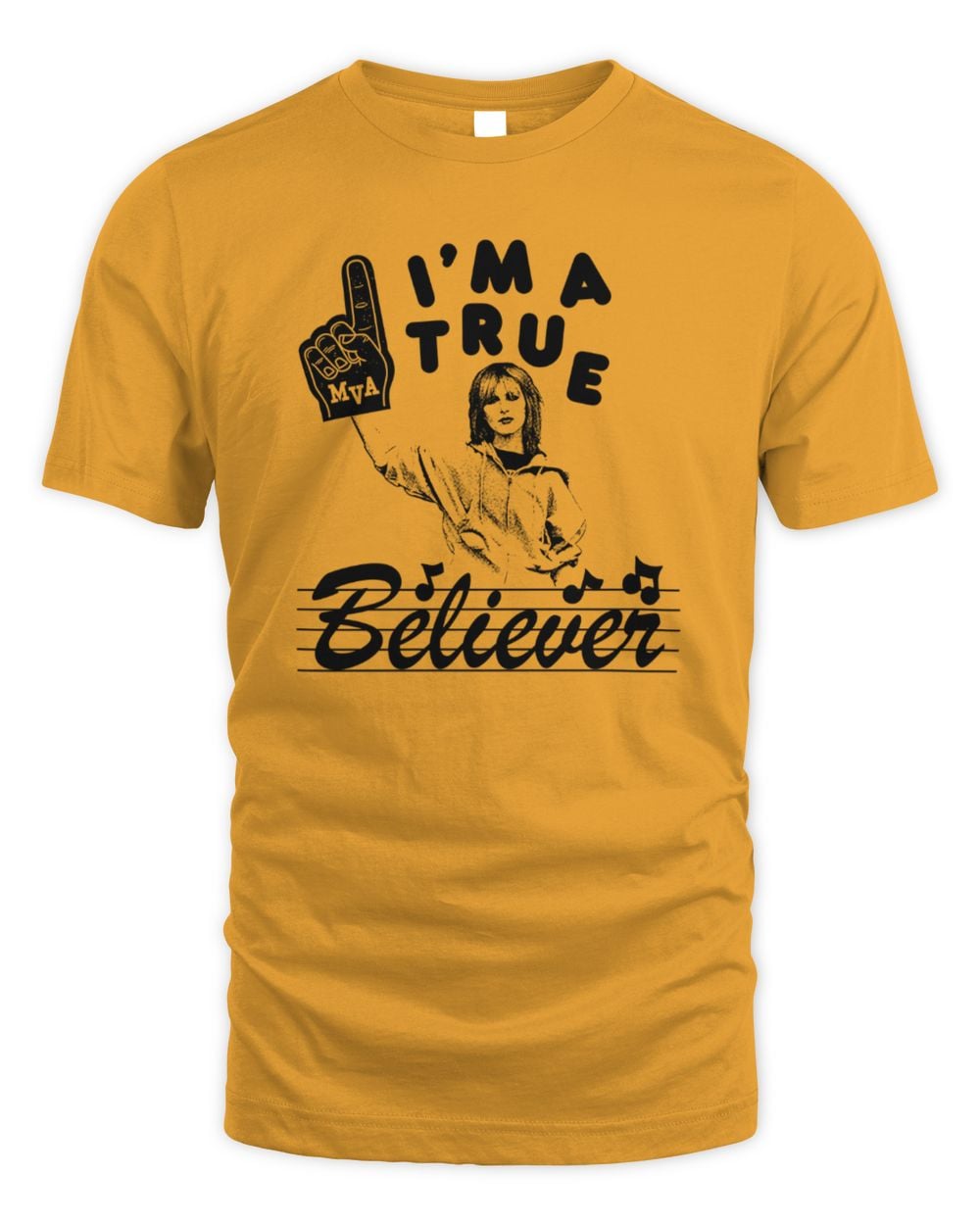 Hayley Williams True Believer Mustard Tee Shirt
