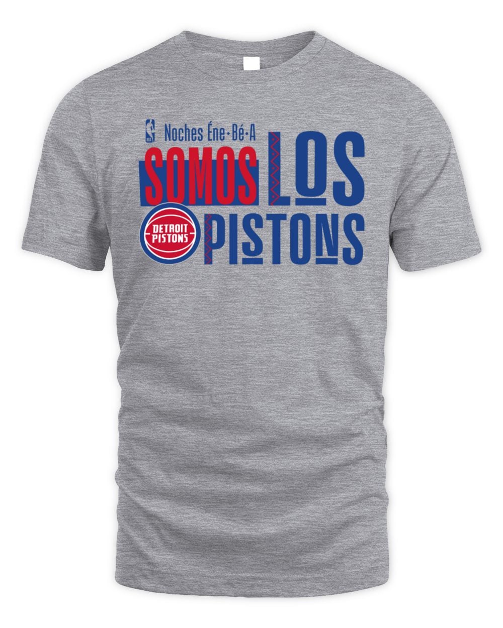 Men's Gray Detroit Pistons Noches Training T-Shirt