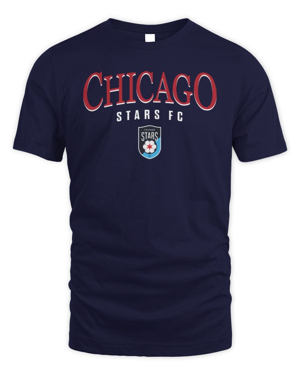 Men's 500 Level Navy Chicago Stars FC Team Arch Name Graphic T-Shirt