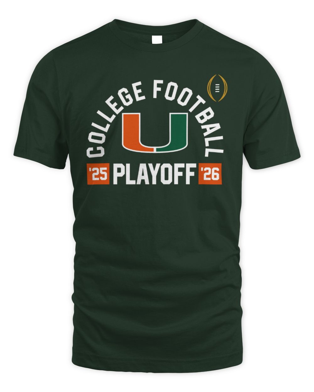Miami Hurricanes 2025-26 College Football Playoff Touchdown Glory T-Shirt