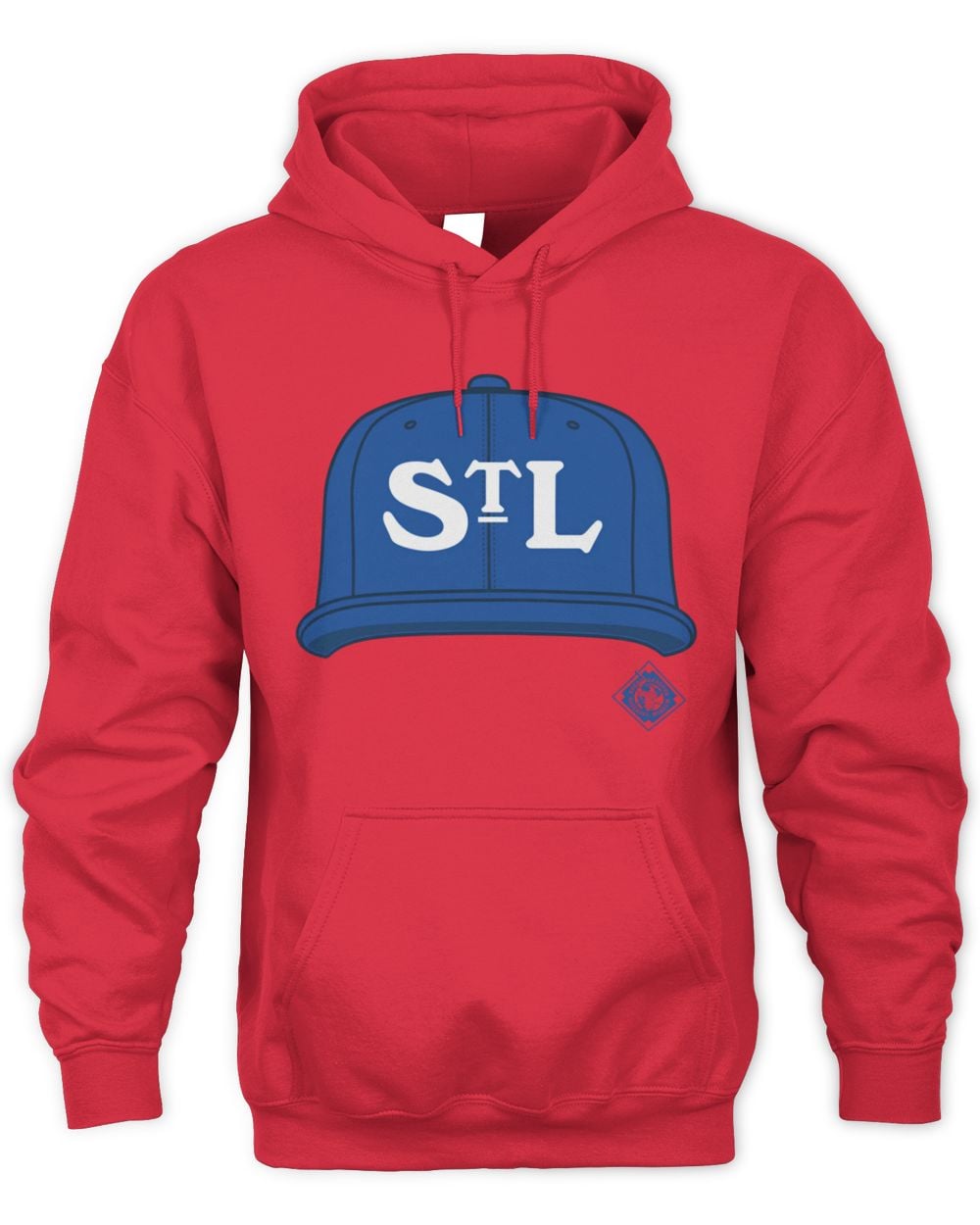 St Louis Stars Red Cap Hoodie Sweatshirt