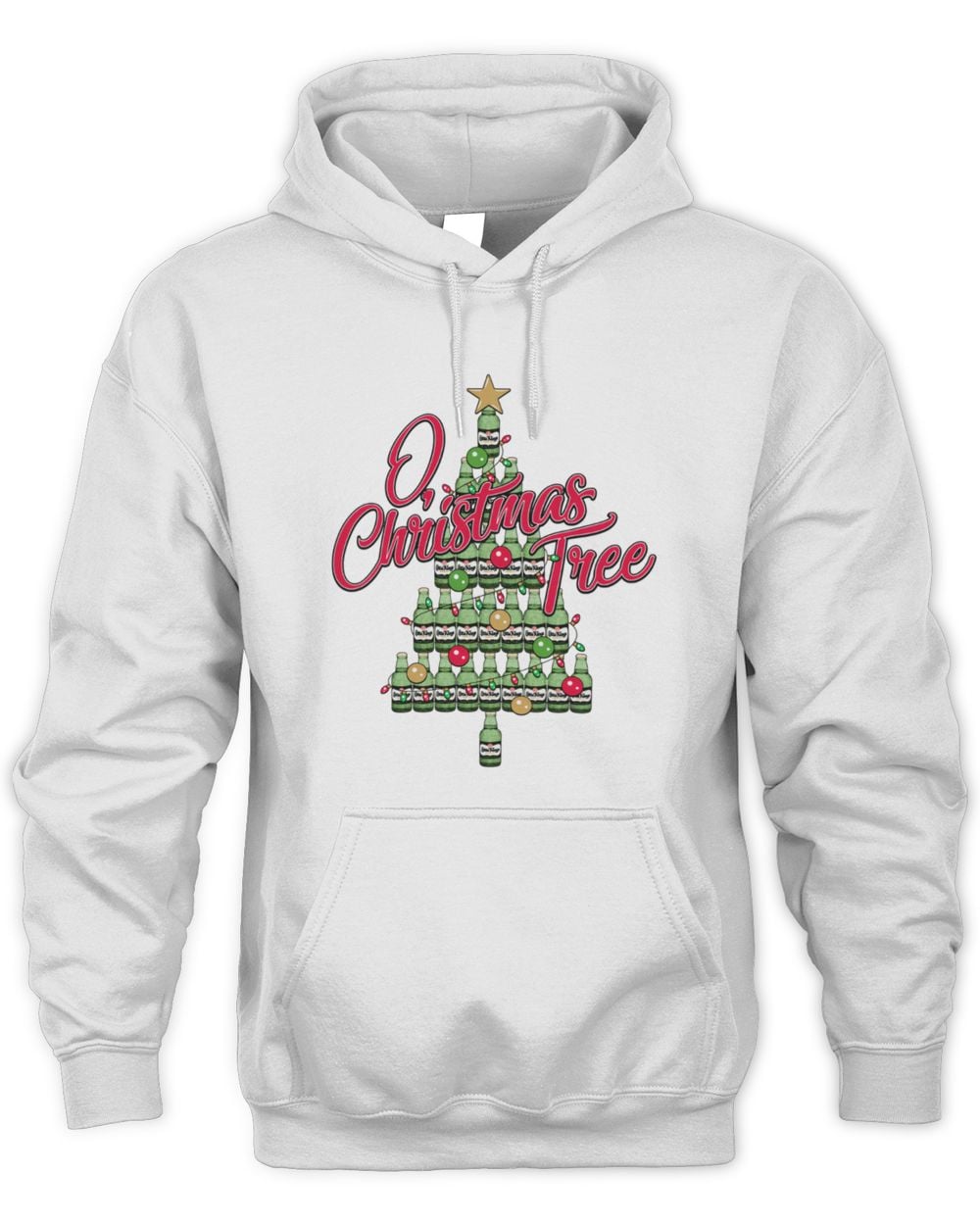 Cincy Shirts Shop O Christmas Tree Little Kings Tree Hoodie White