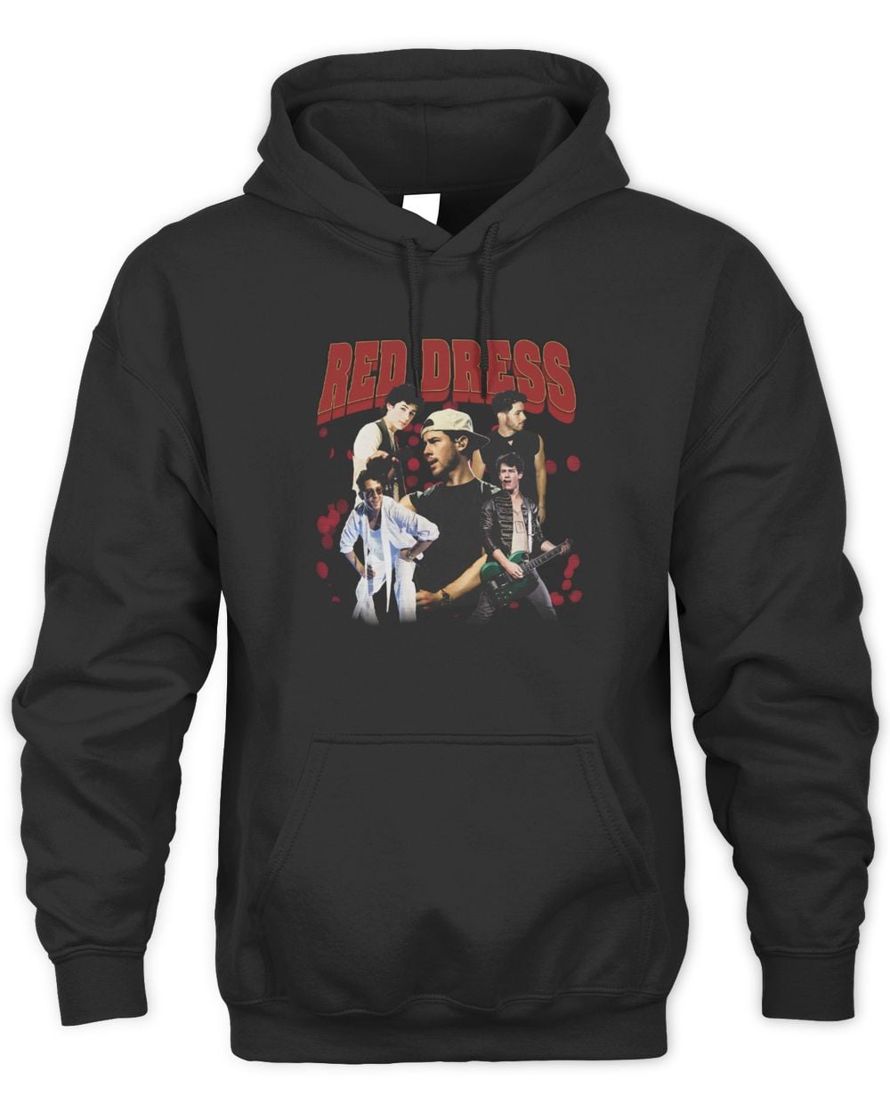 Jonas Brothers Red Dress Hoodie Sweatshirt