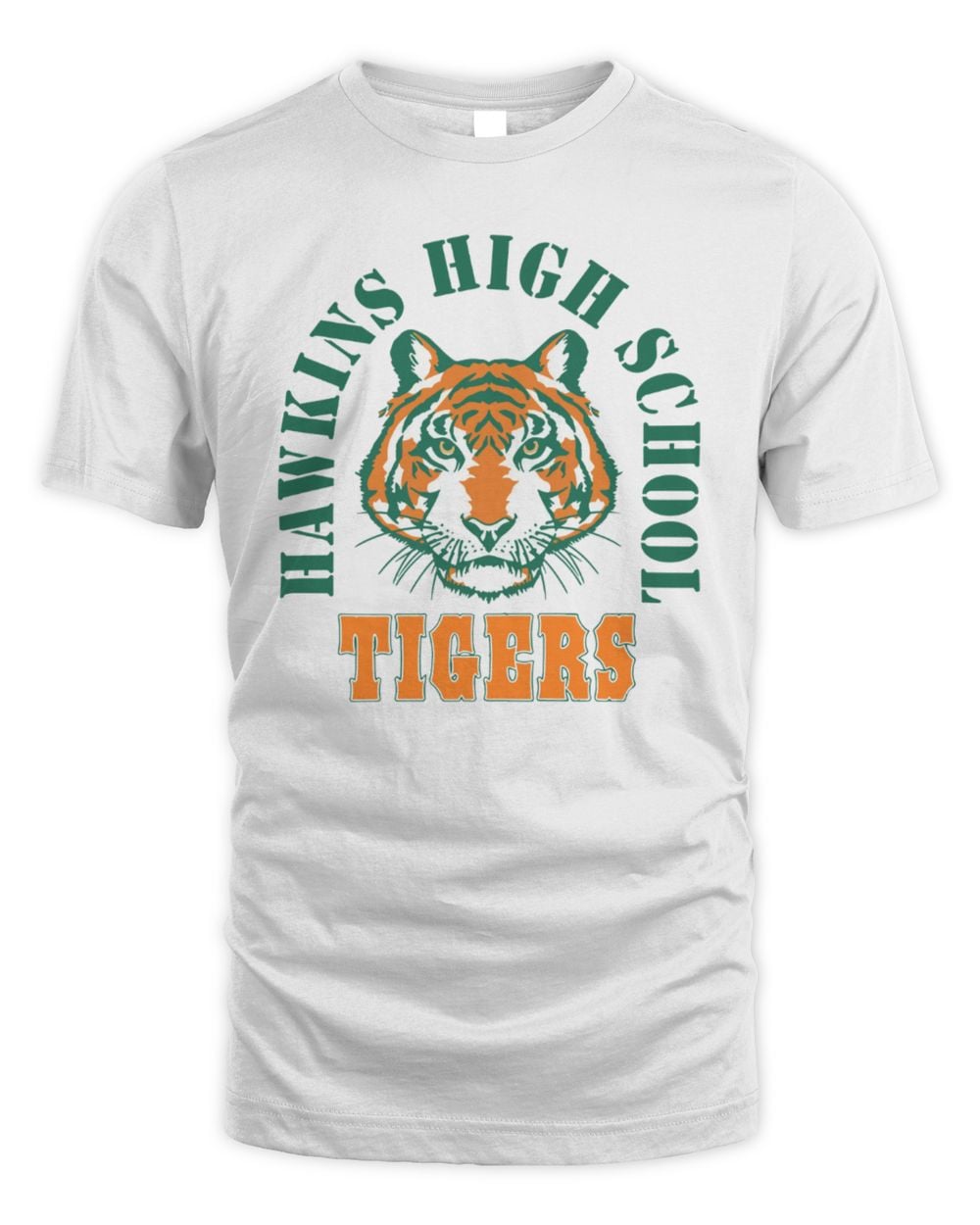 Hawkins High School Tigers White T Shirt