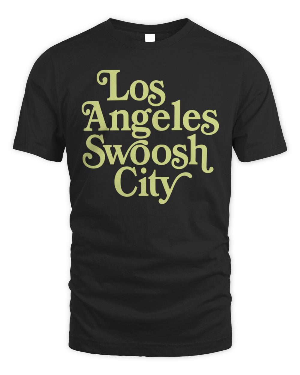 Los Angeles Swoosh City Black T-Shirt