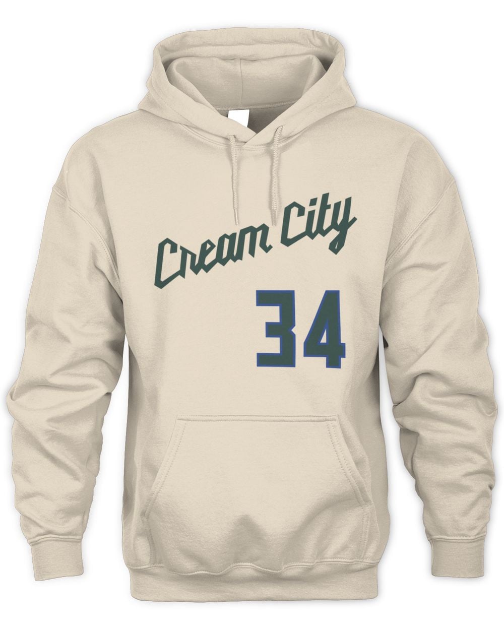 Giannis Antetokounmpo Milwaukee Bucks 2025/26 City Edition Name & Number Hoodie Sweatshirt