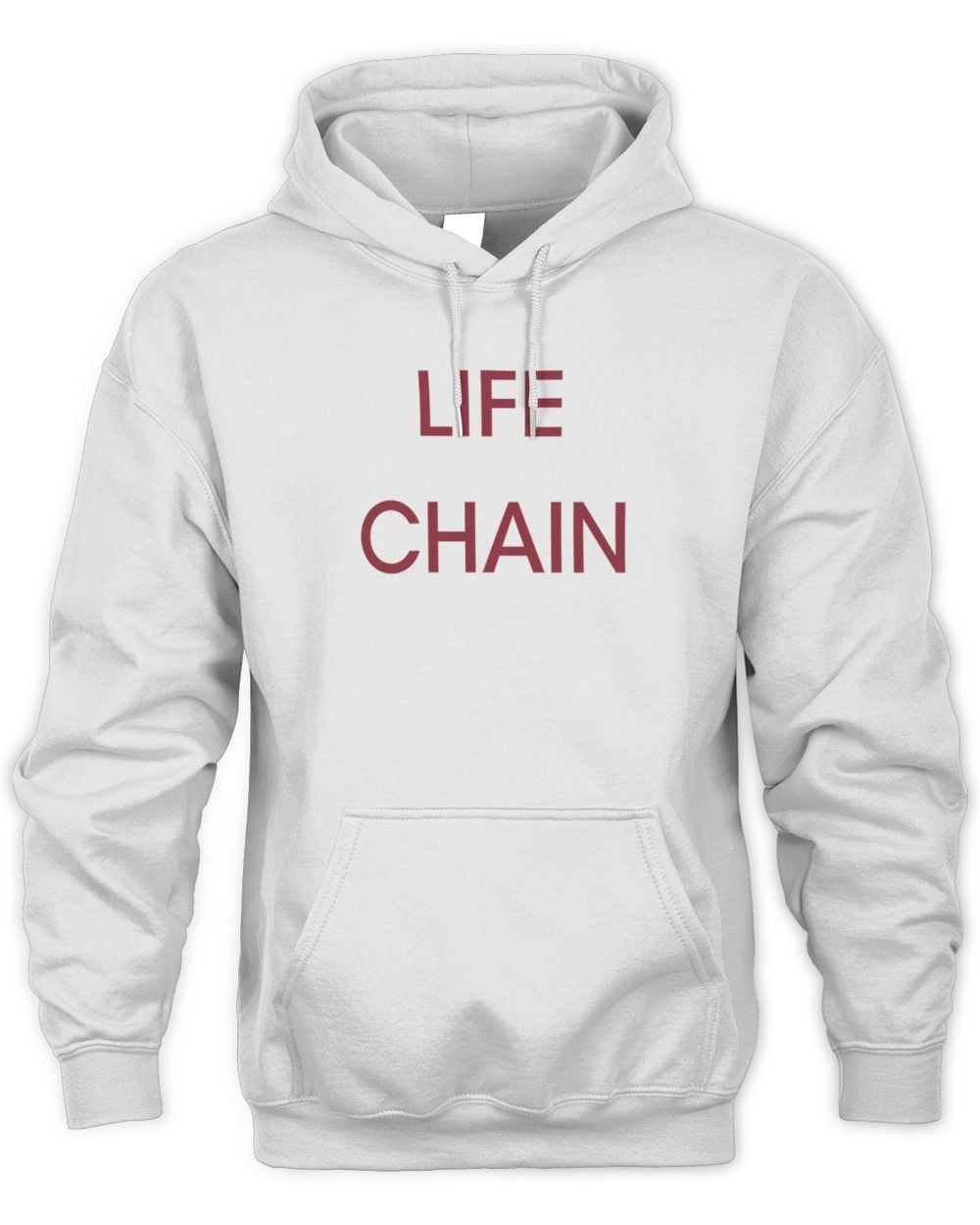 Jerks Store Life Chain Hoodie White