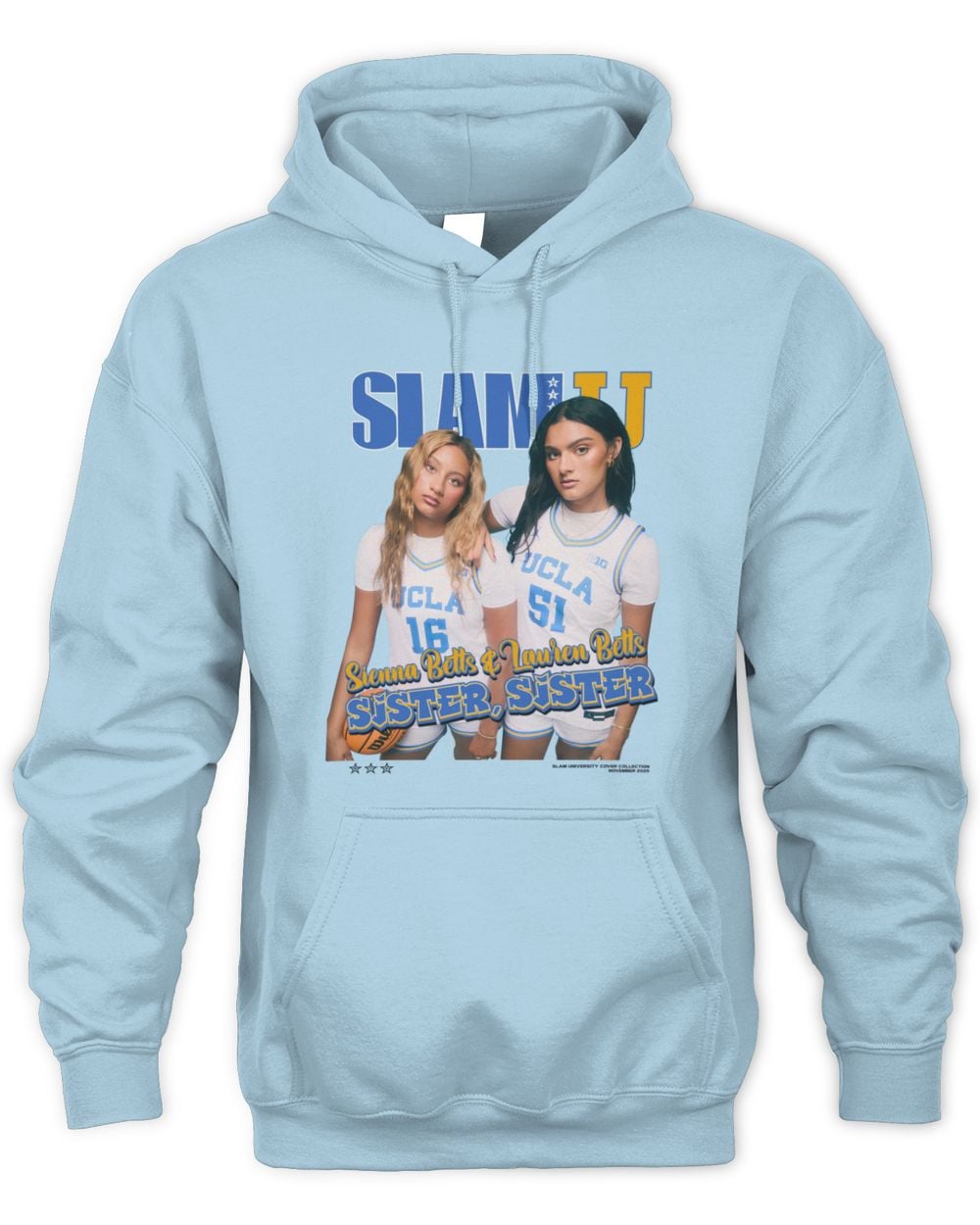 SLAM Cover Sienna + Lauren Betts Hoodie Sweatshirt