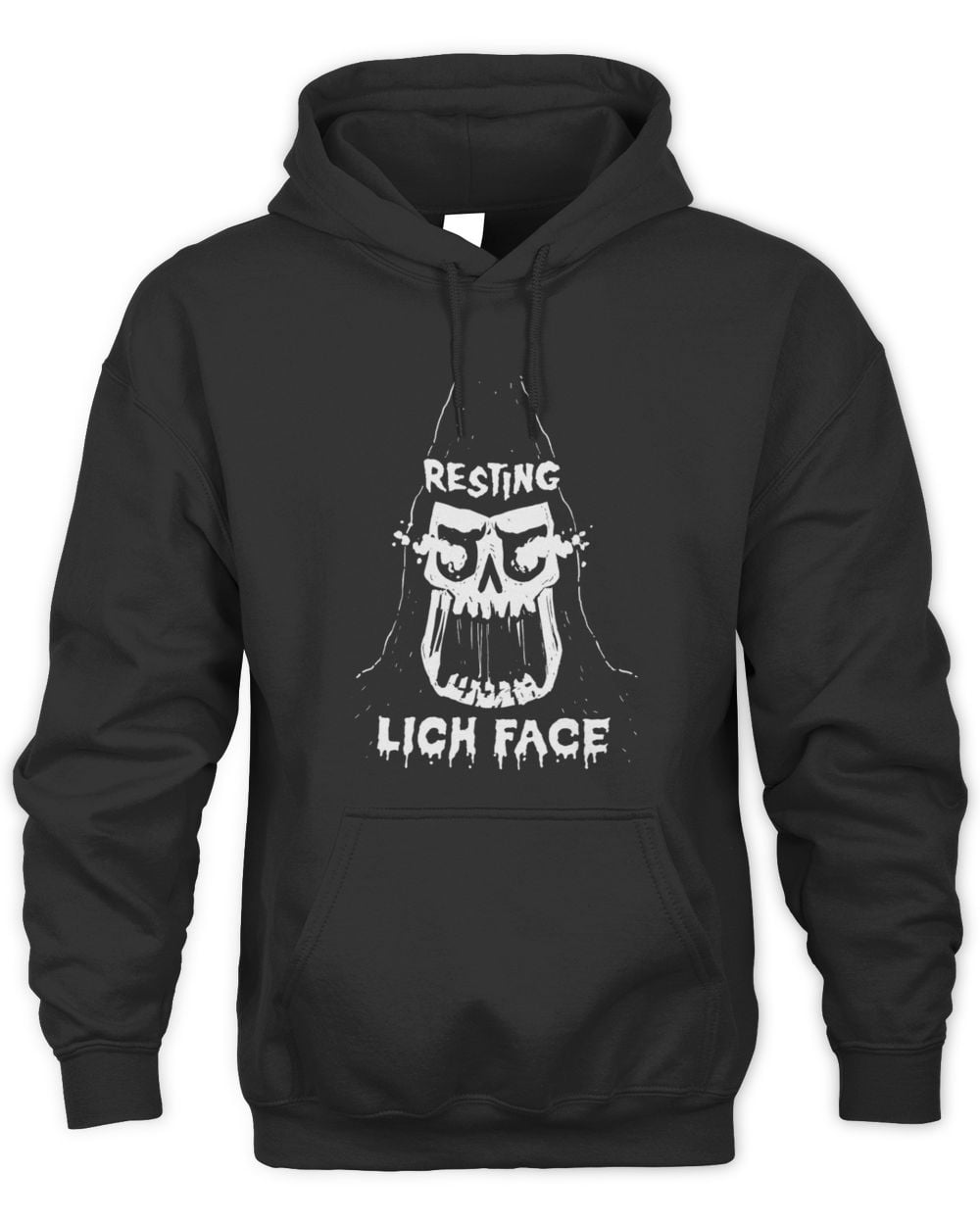 Resting Lich Face Hoodie Sweatshirt