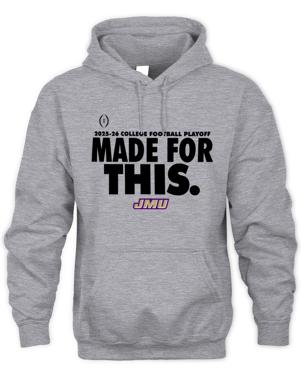 James Madison University Dukes Football 2025 College Football Playoffs Hoodie Sweatshirt