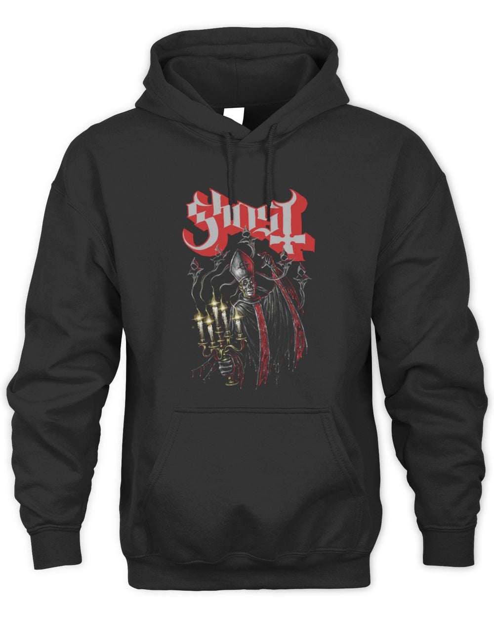 Ghost Merch Haunted Candelabra Hoodie Sweatshirt