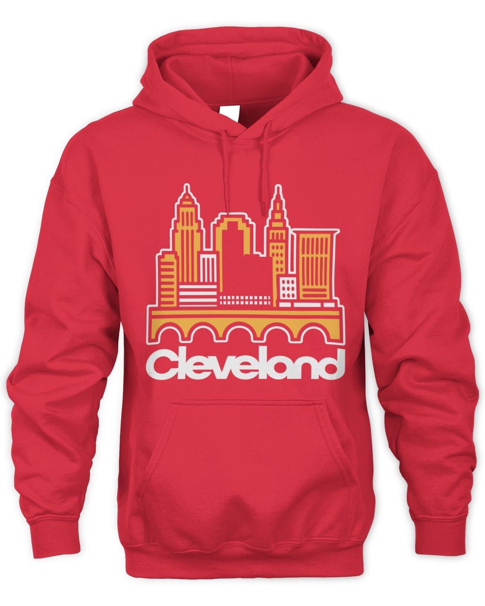 Cleveland Vintage City Hoodie Sweatshirt