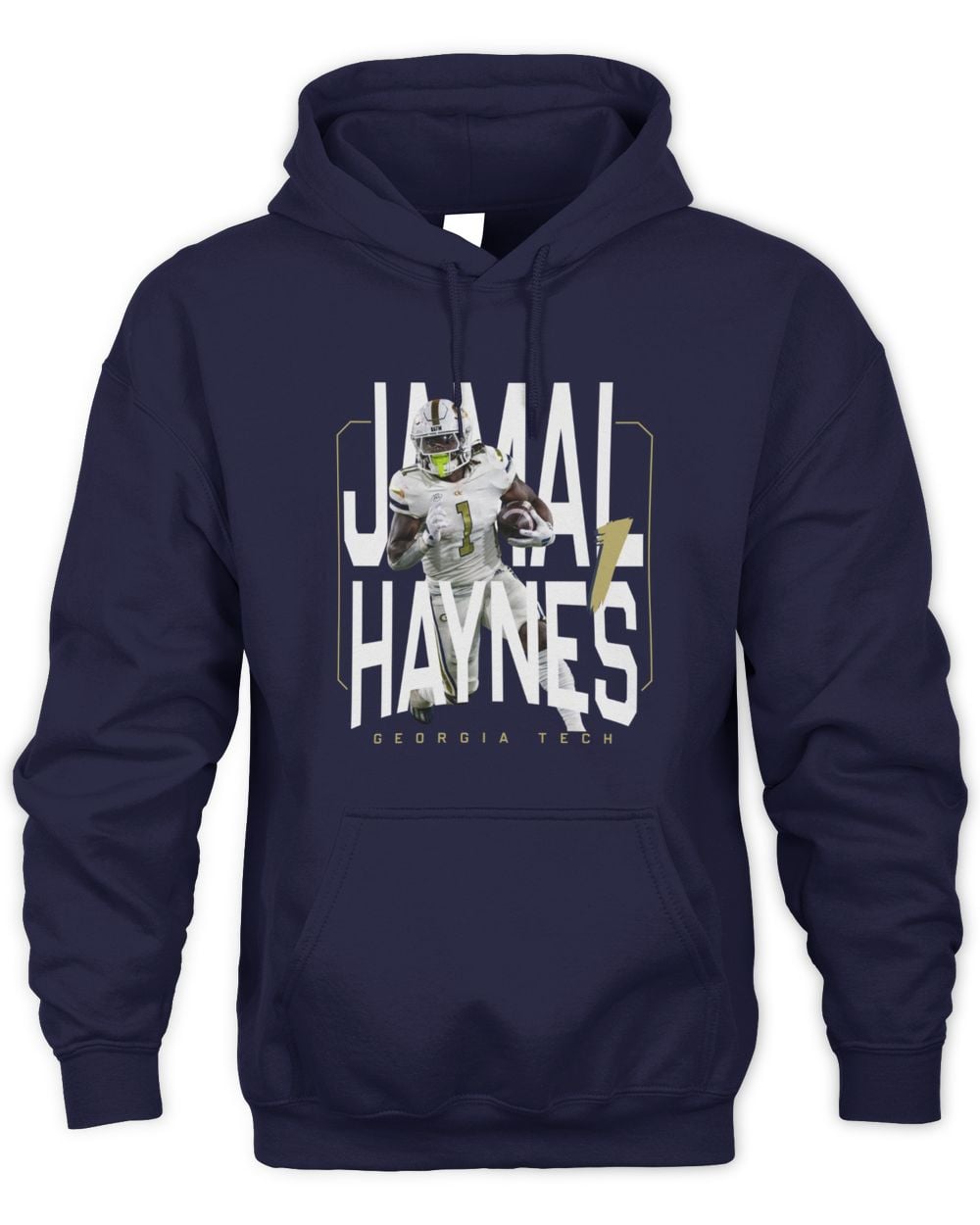 Georgia Tech Football Student Athlete NIL Breakthrough #1 Jamal Haynes Hoodie Sweatshirt