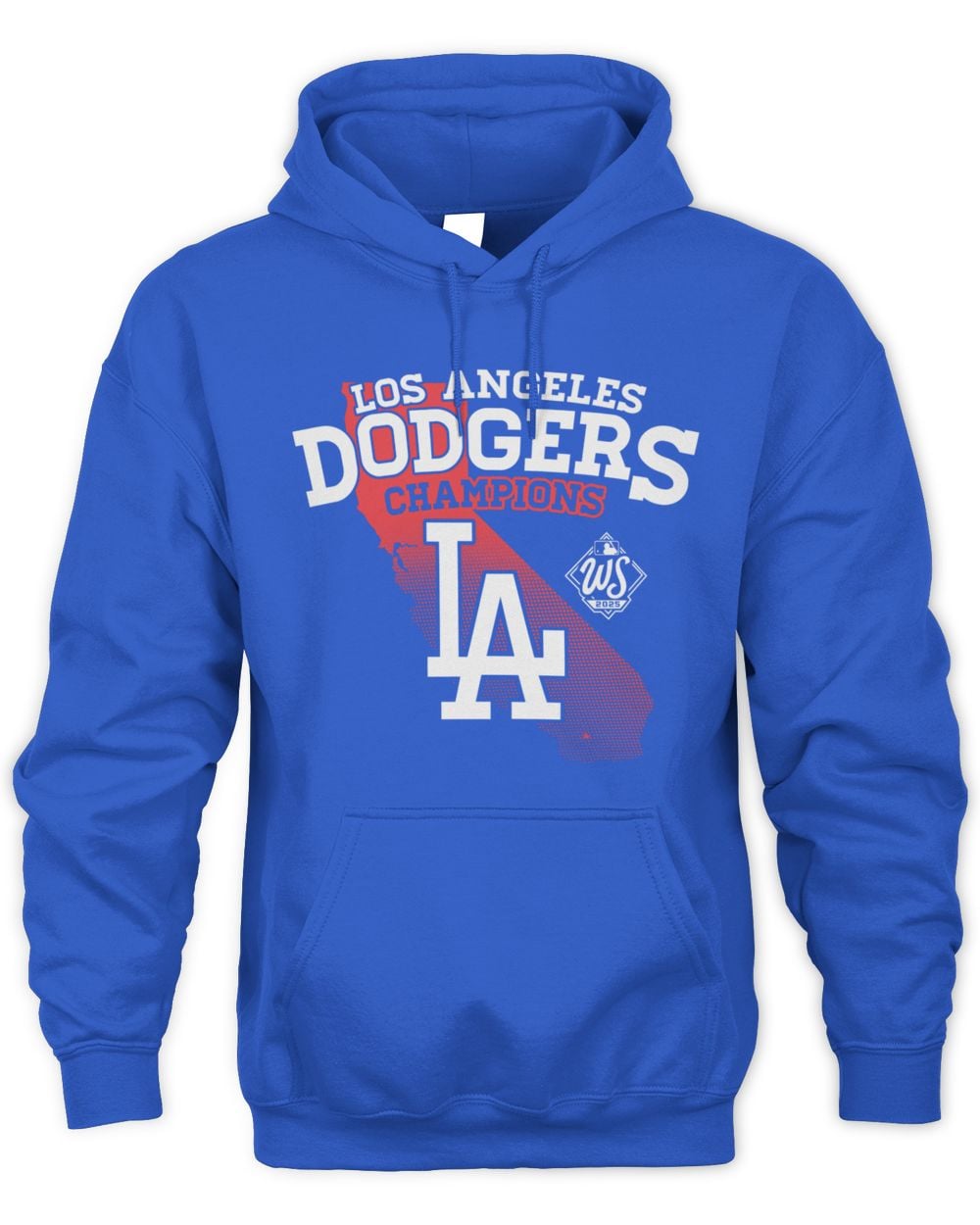 Los Angeles Dodgers 2025 World Series Champions Tri-Blend Roster Hoodie Sweatshirt