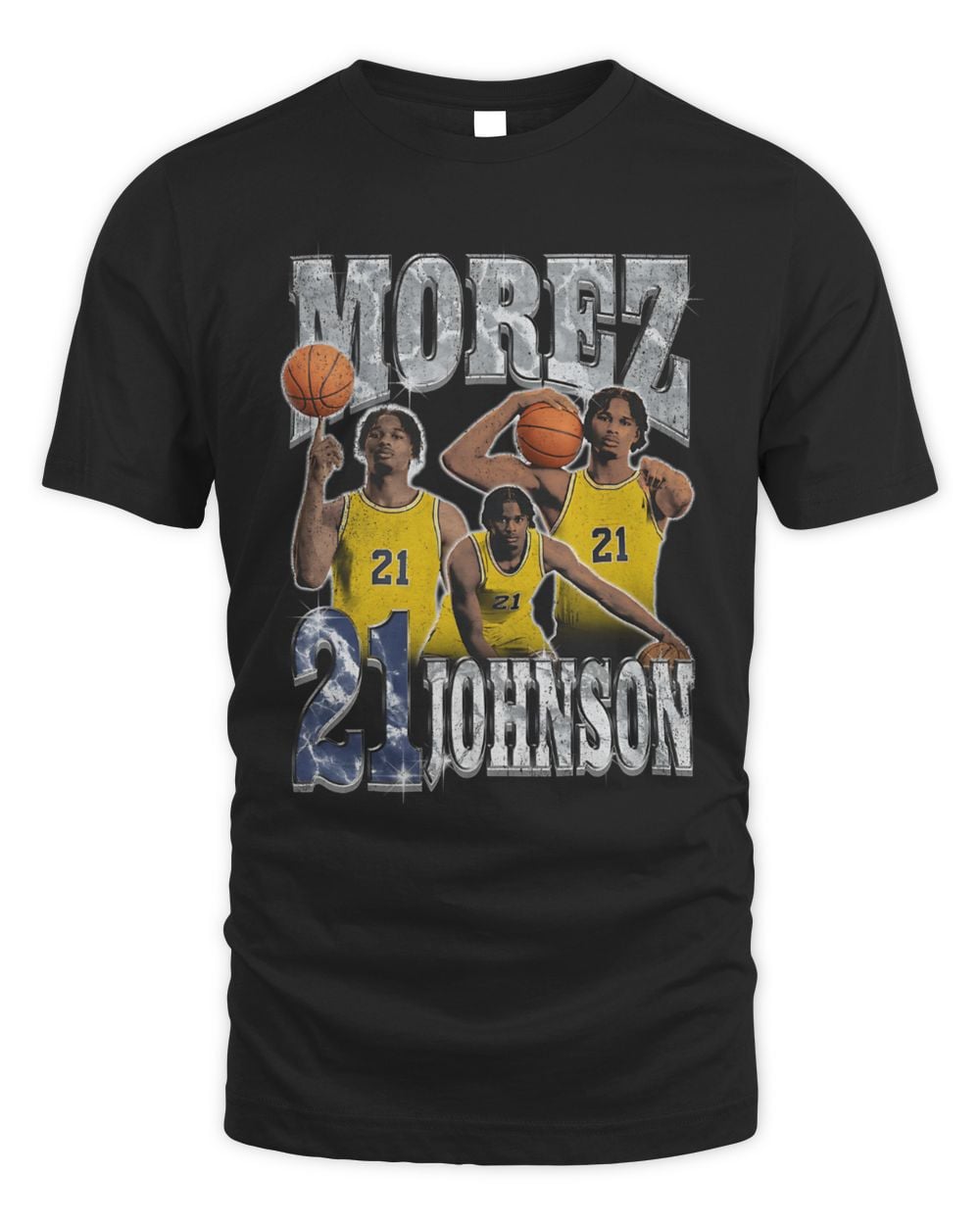 Morez Johnson Nil Black Graphic Tee