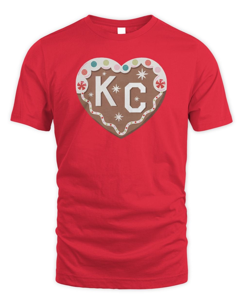 Charlie Hustle Shop Gingerbread KC Heart Tee