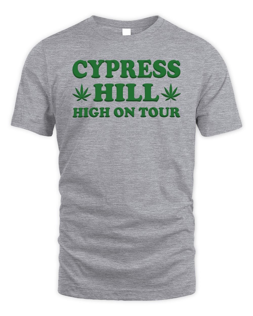 Cypress Hill High On Tour Heather Grey Tshirt