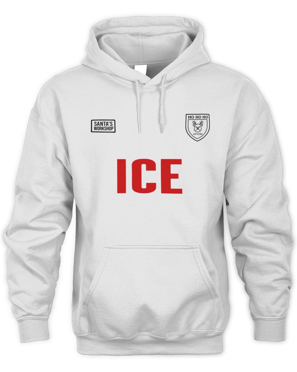 Retro Hull City 1995 Christmas Hoodie White