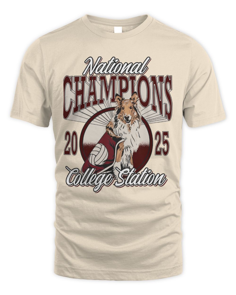 Barstool U TX National Champions Volleyball Tee