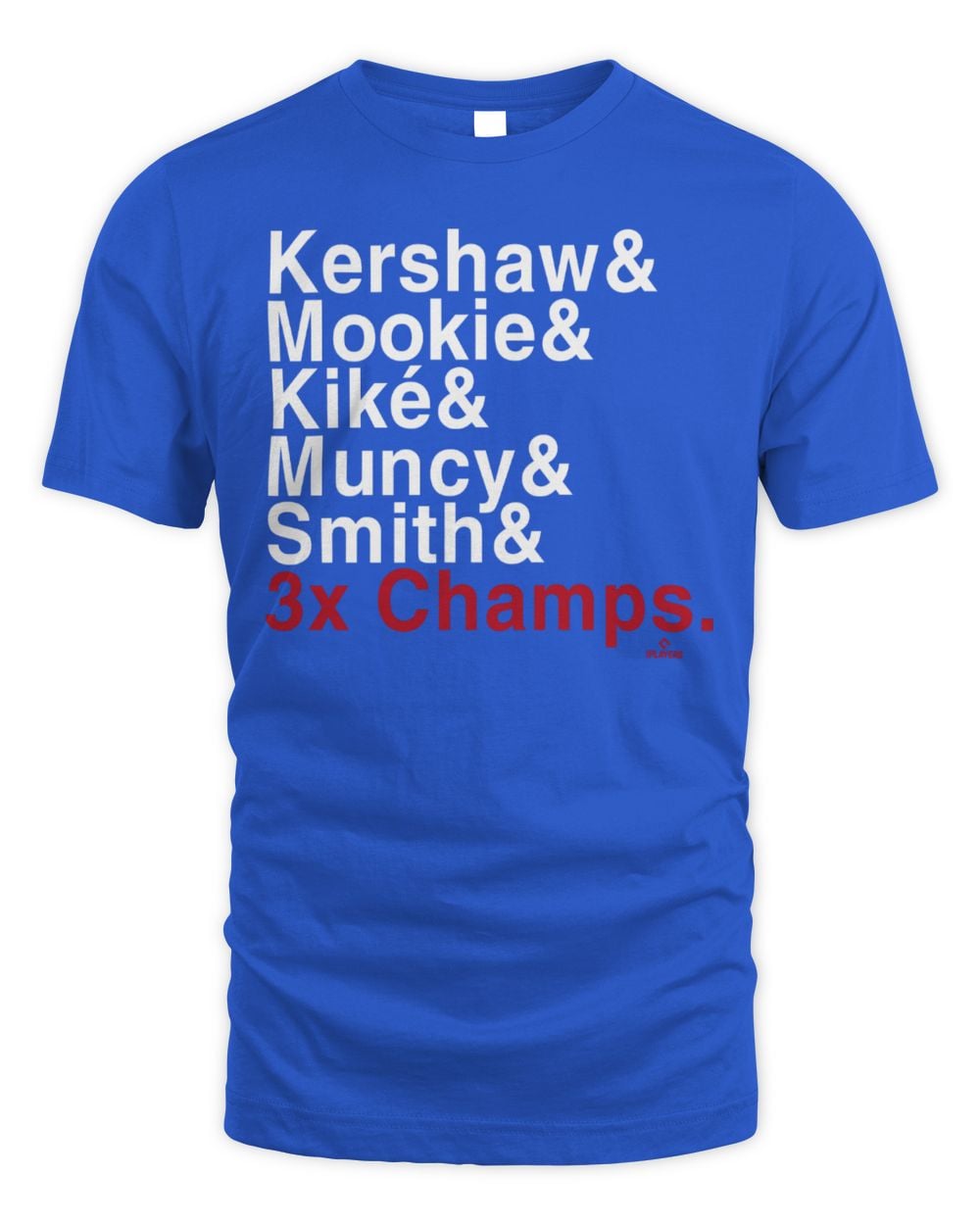 Los Angeles Baseball Ampersand 3-Time Champs Tee