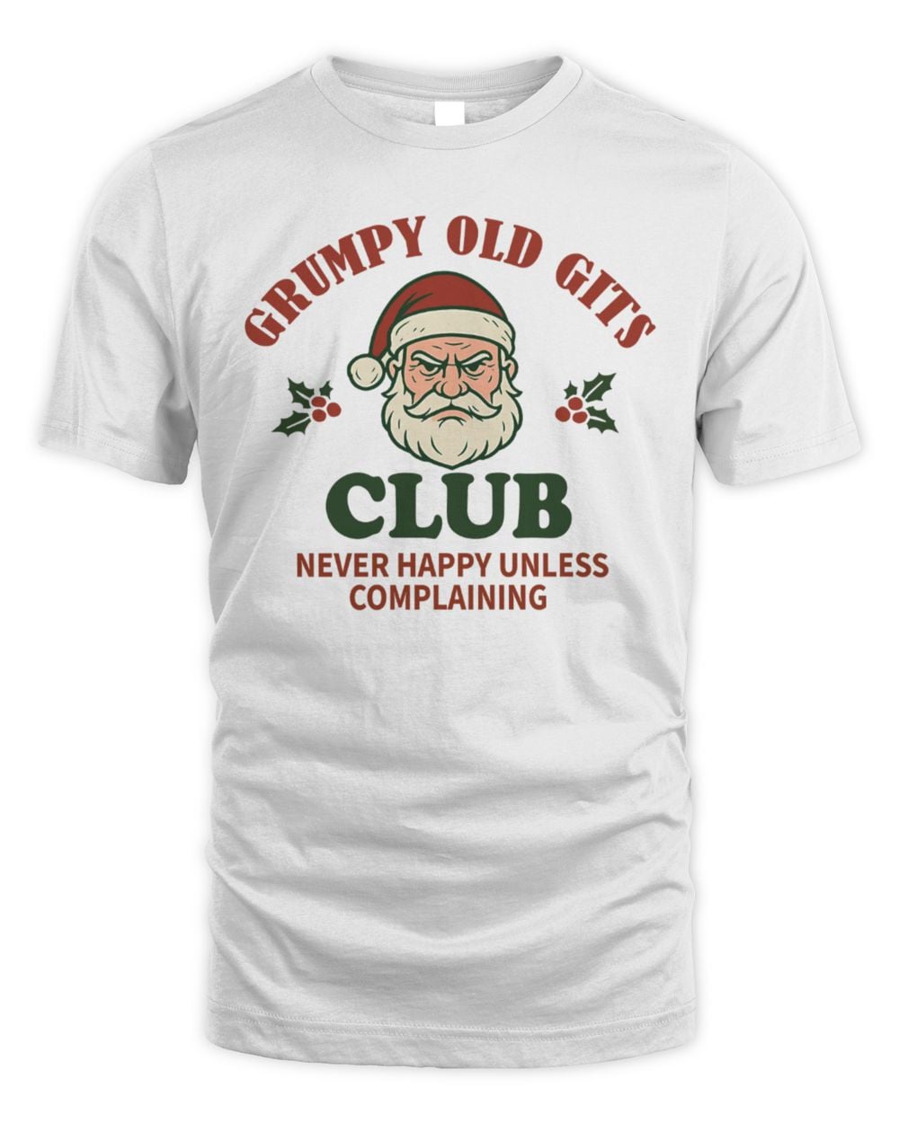 Grumpy Old Gits Club Christmas T Shirt