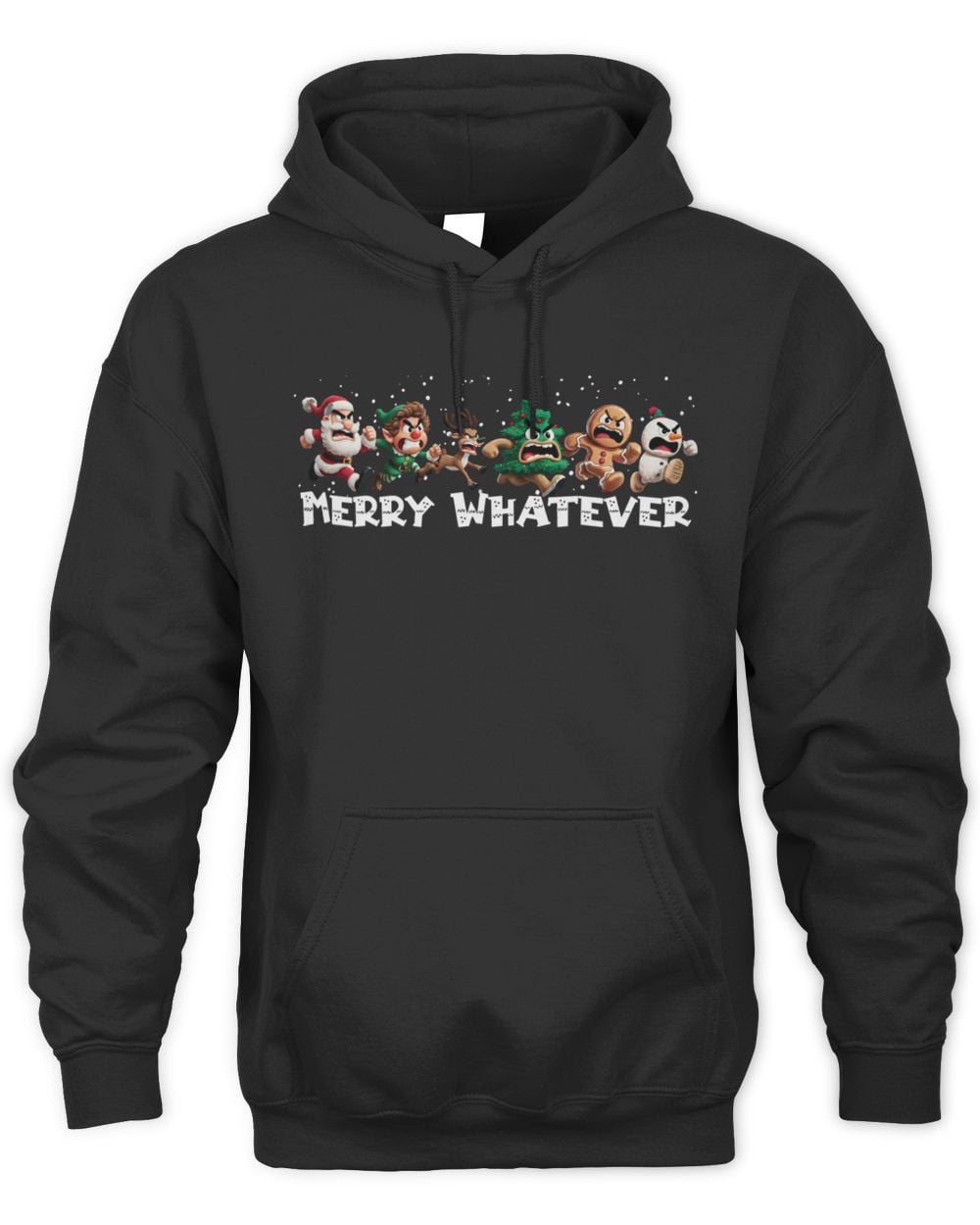 Merry Whatever Grumpy Christmas Hoodie Sweatshirt