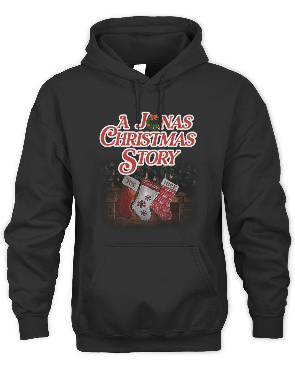Jonas Brothers Merch A Jonas Christmas Story Hoodie Sweatshirt