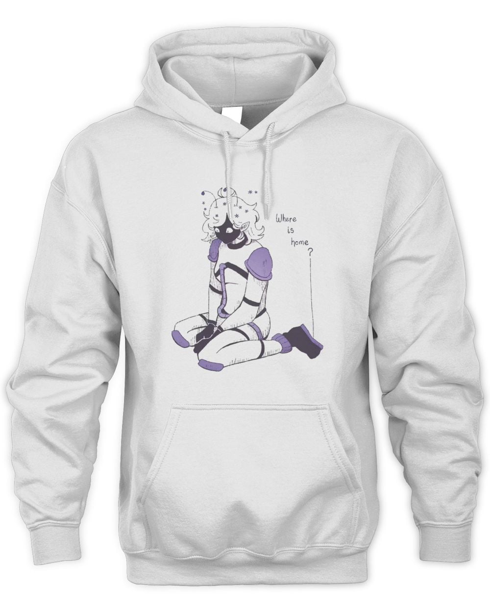Guqqie Where Is Home? Hoodie Sweatshirt