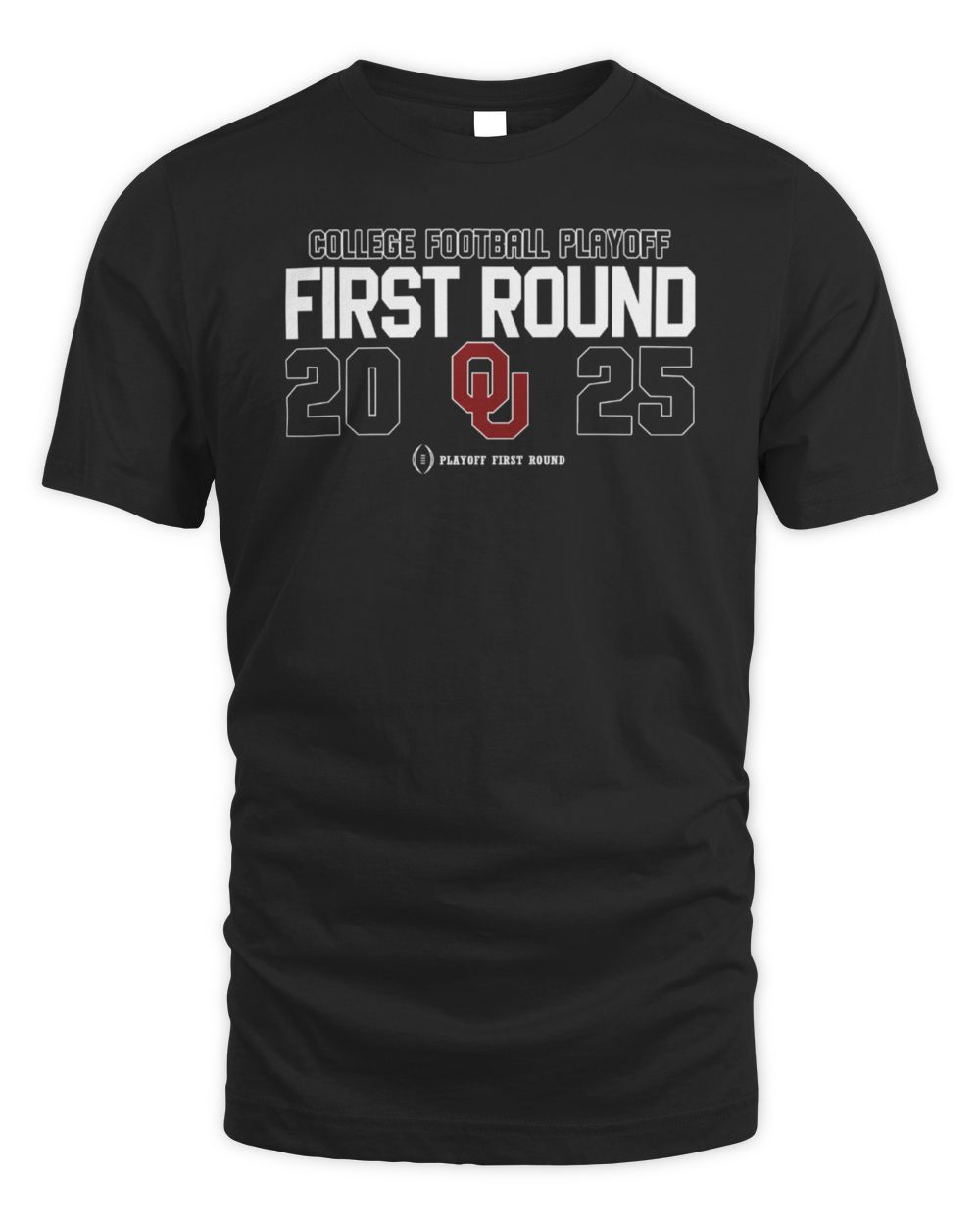 College Football Playoff 2025 First Round Oklahoma Sooners Official T Shirt