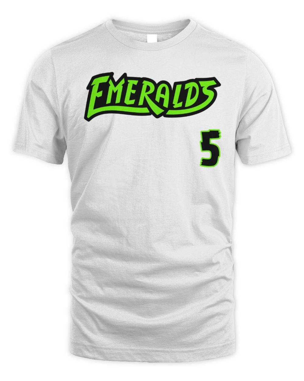 Eugene Emeralds 108 Stitches James Tibbs III #5 Player T-Shirt