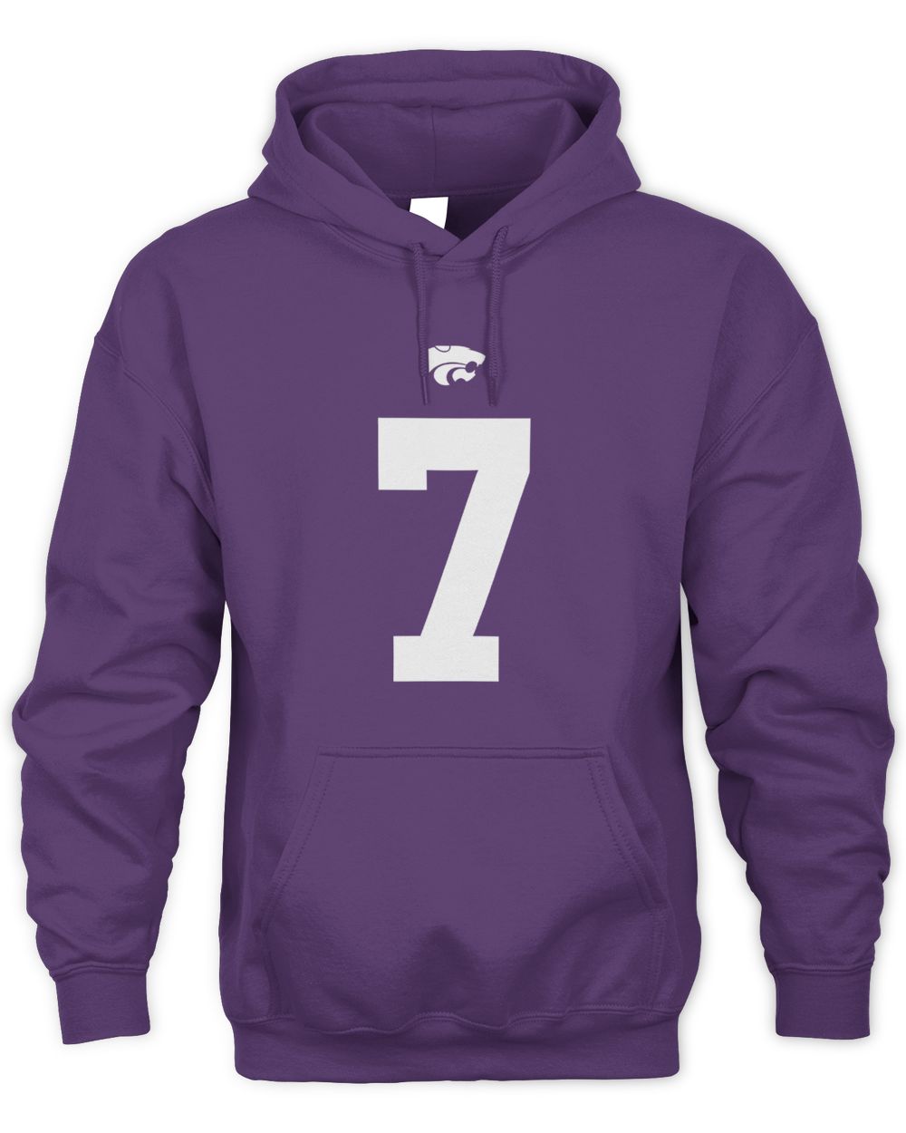 Collin Klein Purple K-State Wildcats Name And Number Hoodie