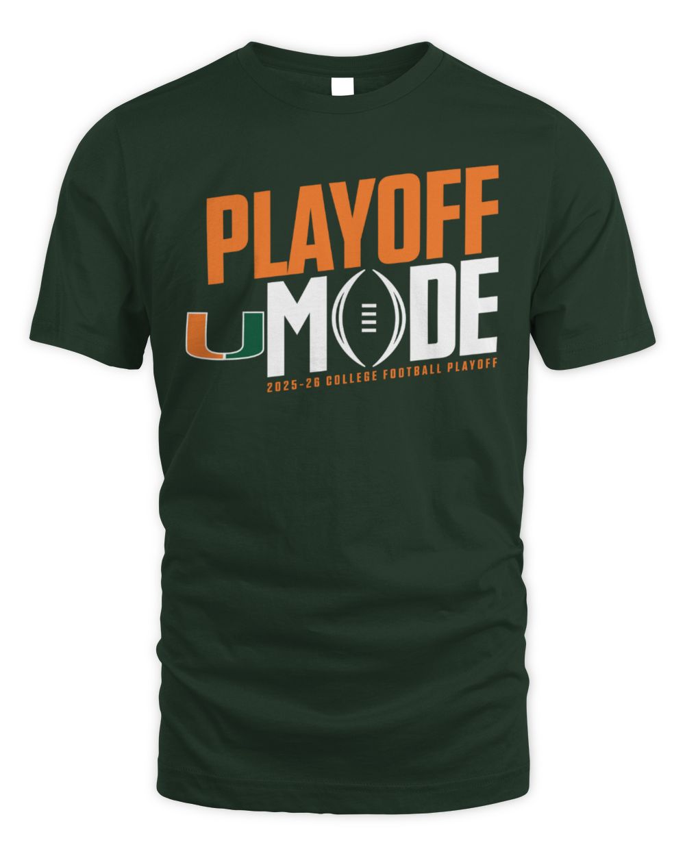 Miami Hurricanes 2025-26 College Football Playoff Pass Protection T-Shirt