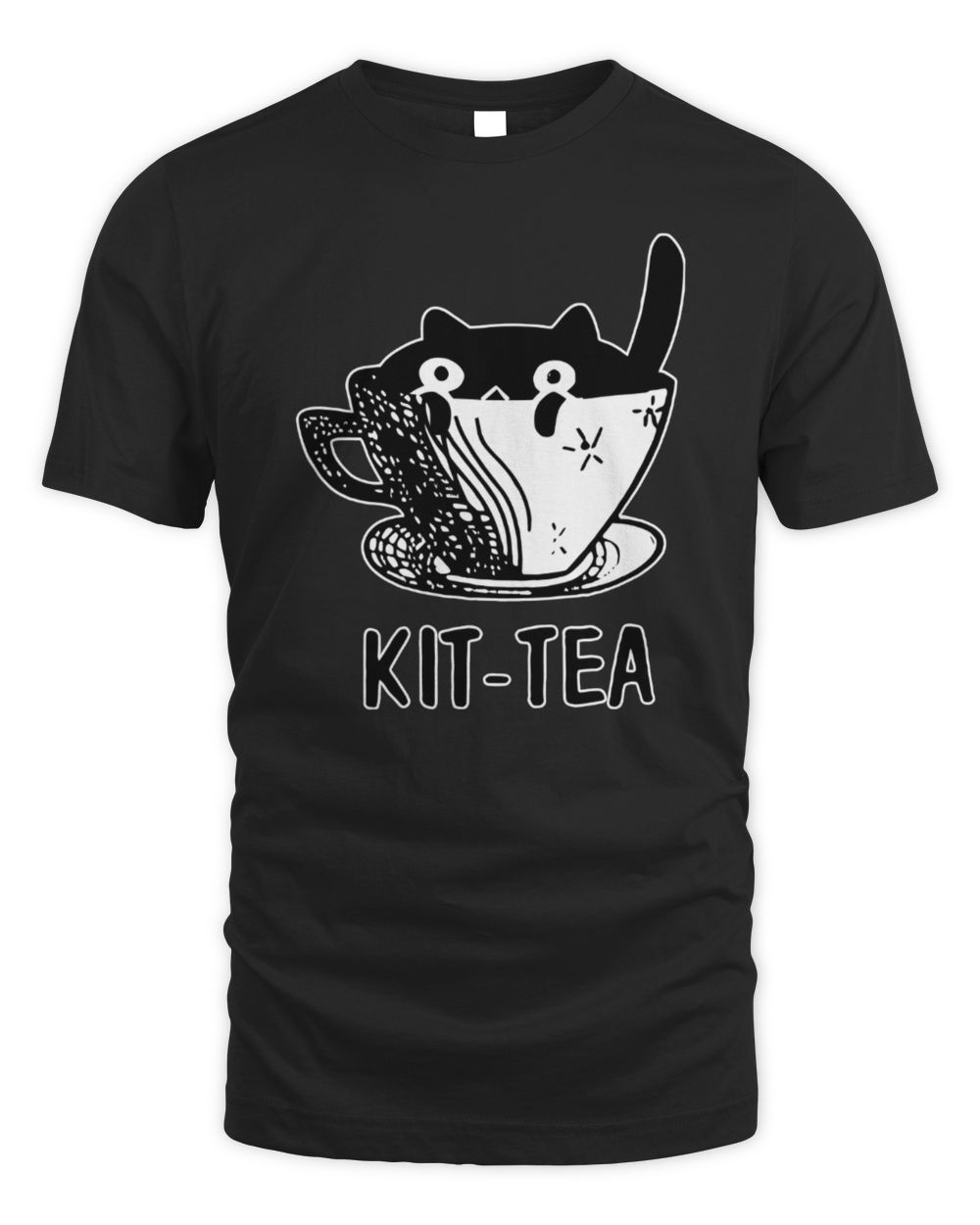 Tokyo-Tiger Kit-Tea T-Shirt Black