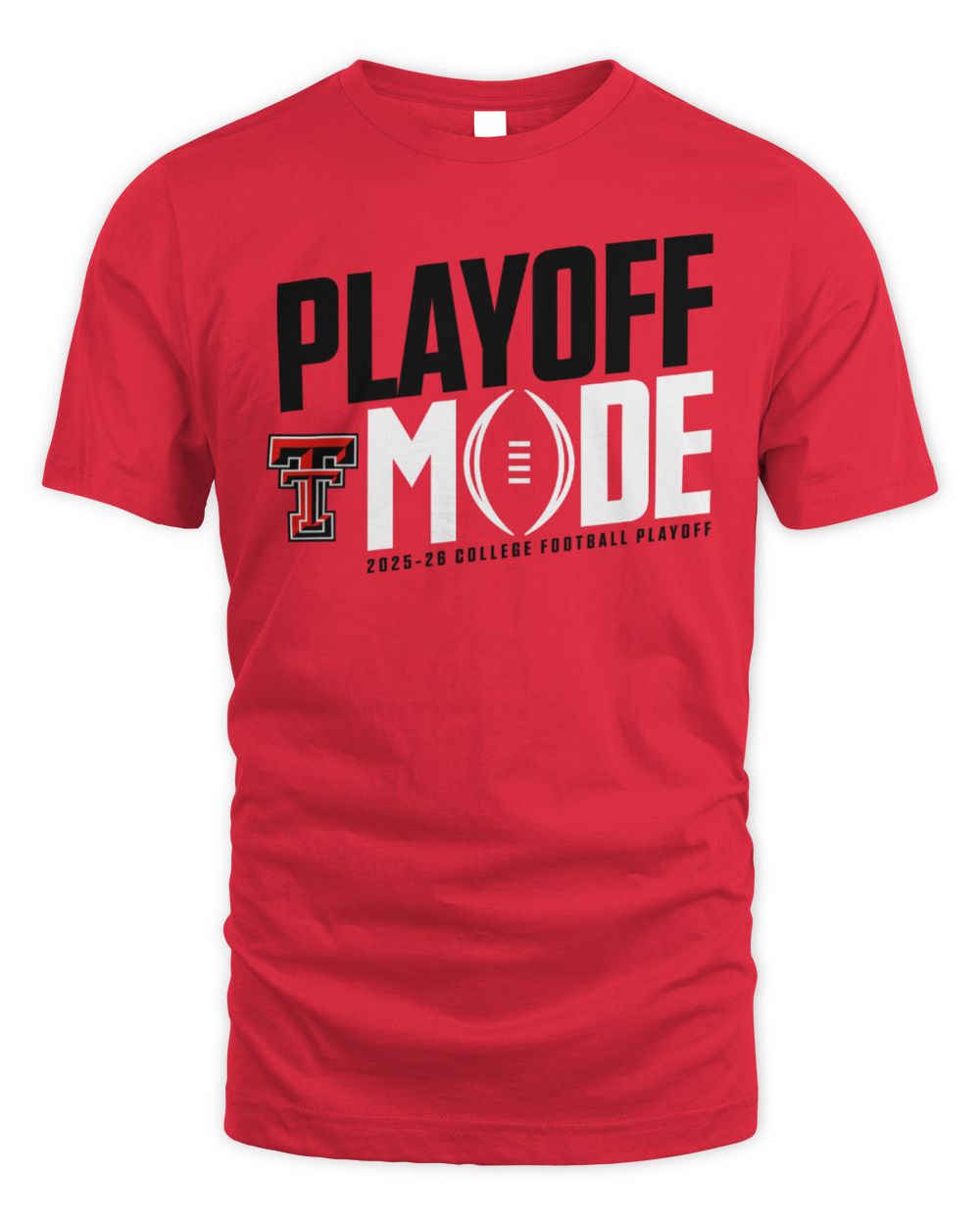Texas Tech Red Raiders 2025-26 College Football Playoff Pass Protection T-Shirt